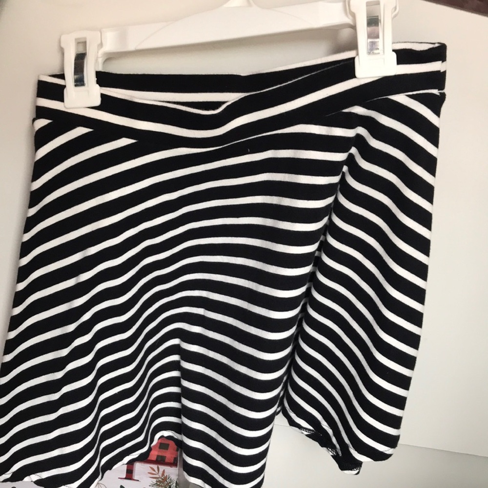 Black and white skirt